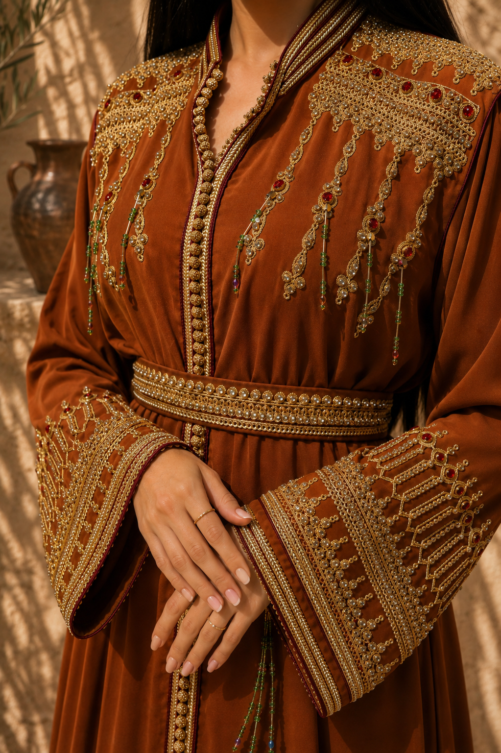 Caftan Col Haut Prestige