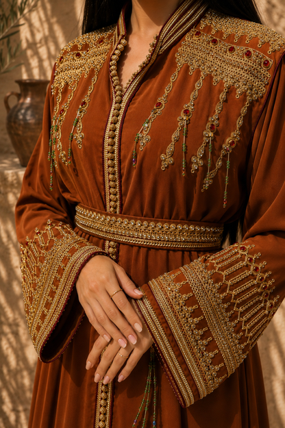 Caftan Col Haut Prestige
