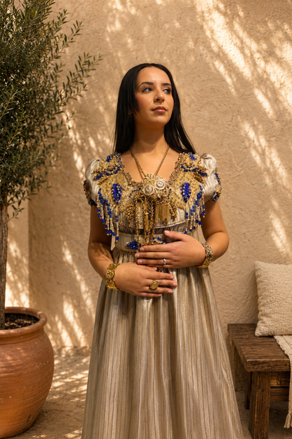Blousa Mansouj Artisanale 🔵