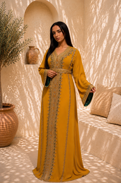 Caftan moutarde 🌙