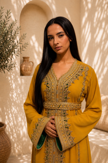 Caftan moutarde 🌙