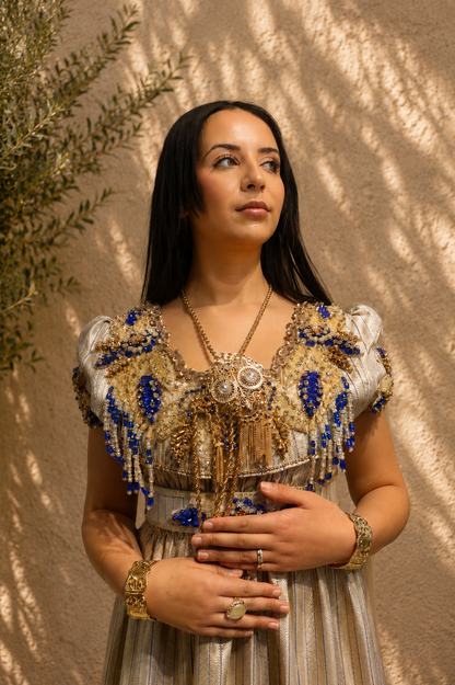 Blousa Mansouj Artisanale 🔵