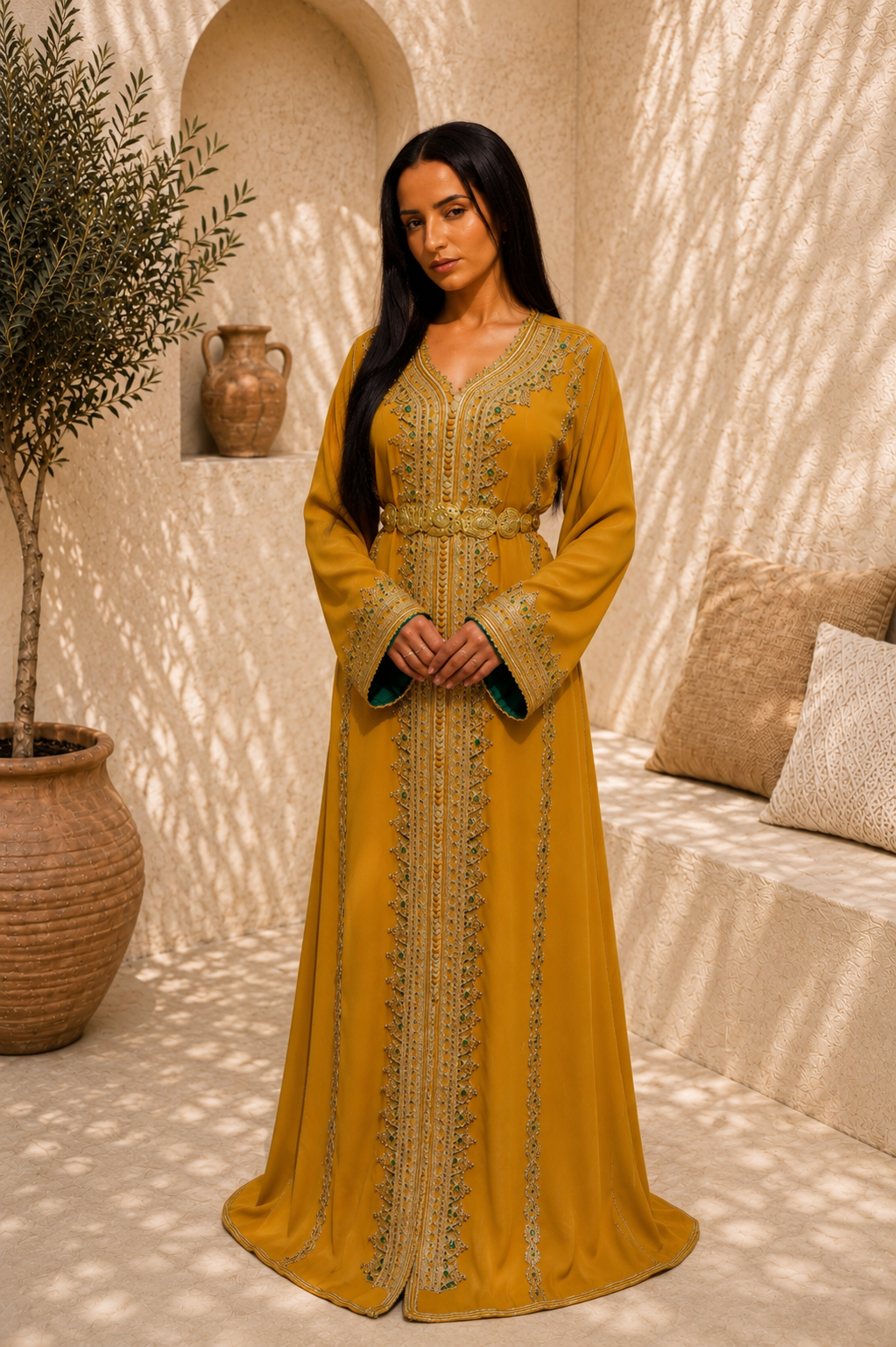 Caftan moutarde 🌙