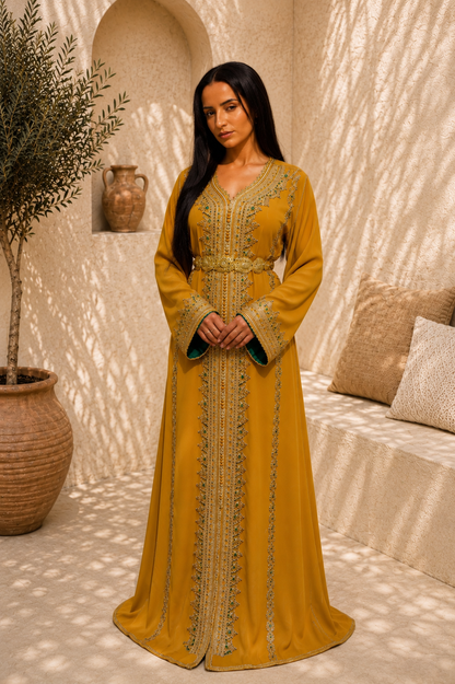 Caftan moutarde 🌙